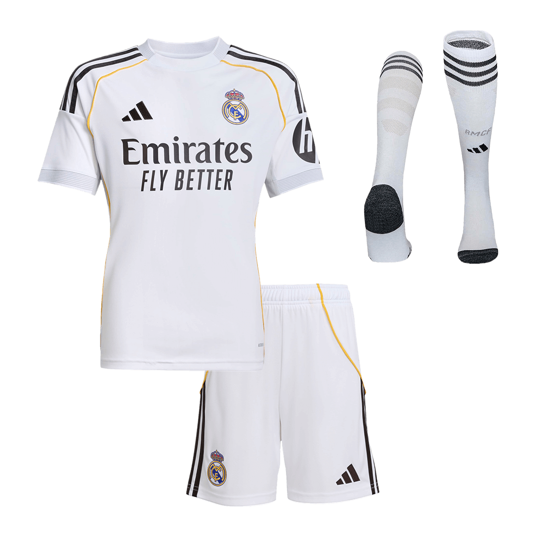 Miniconjunto Completo Real Madrid 2025/26 Primera Equipación Niño