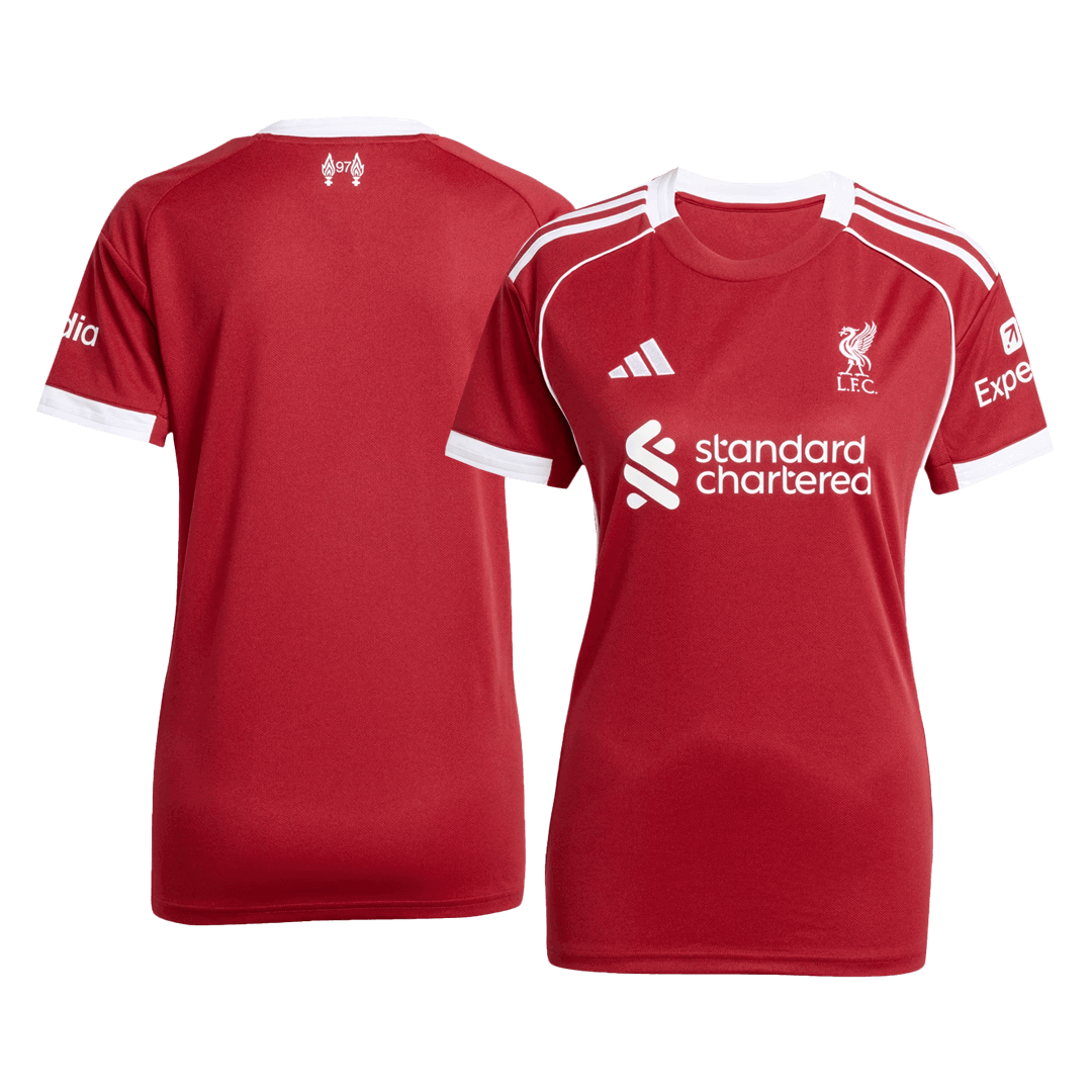 Camiseta Liverpool 2025/26 Primera Equipación Local Mujer - Versión Hincha