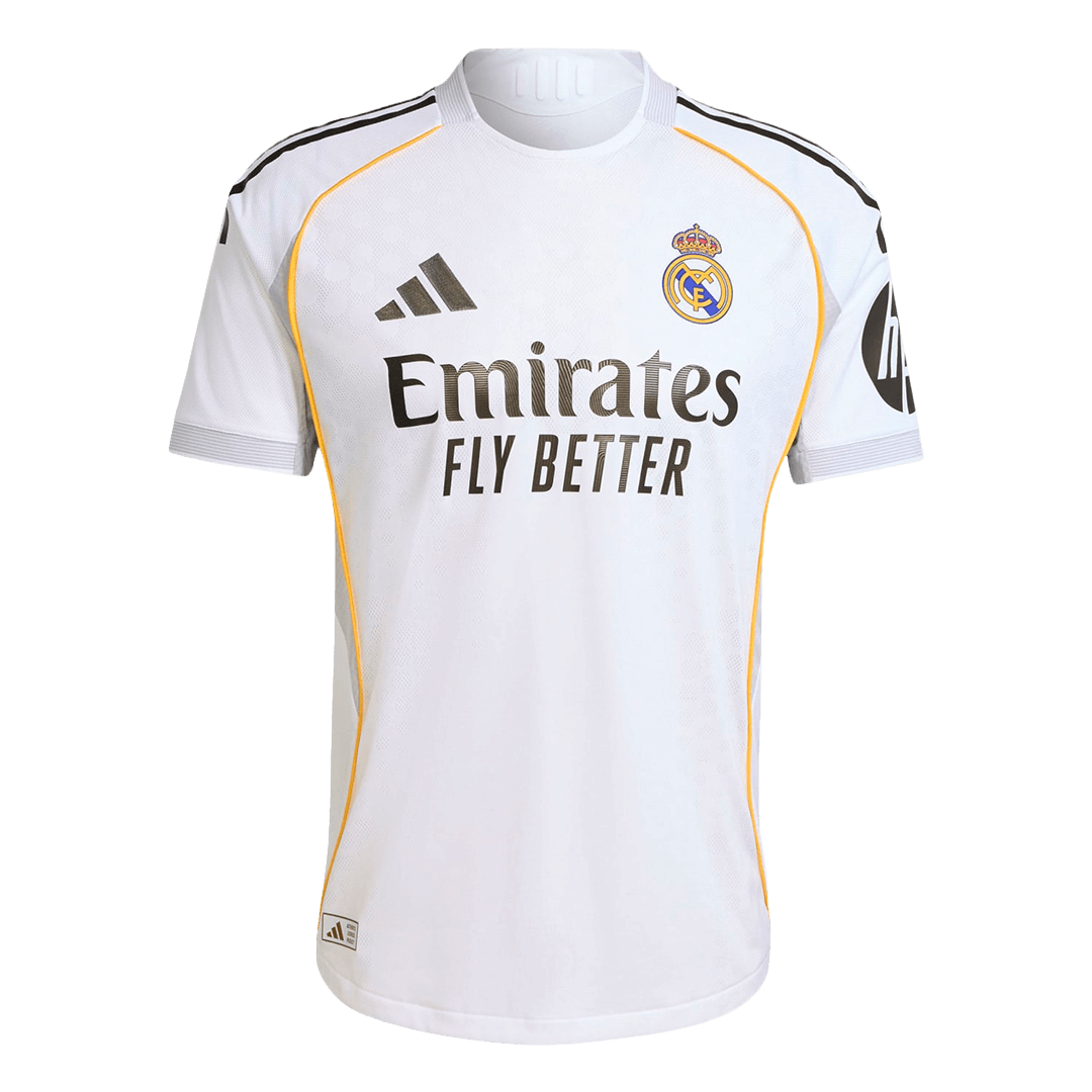 Camiseta Auténtica TCHOUAMENI #14 Real Madrid 2025/26 Primera Equipación -Versión Jugador