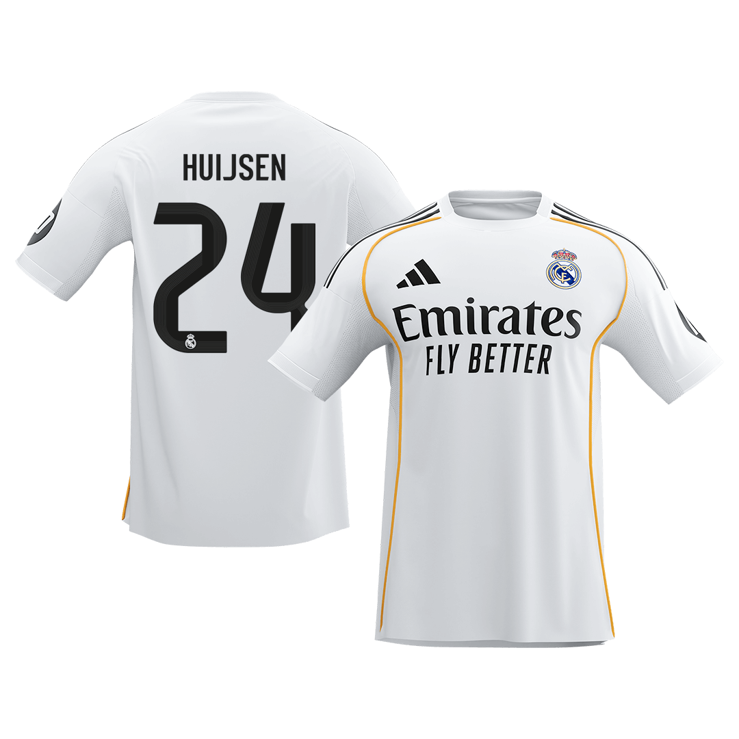 Calidad Premium Camiseta HUIJSEN #24 Real Madrid 2025/26 Primera Equipación-Versión Hincha