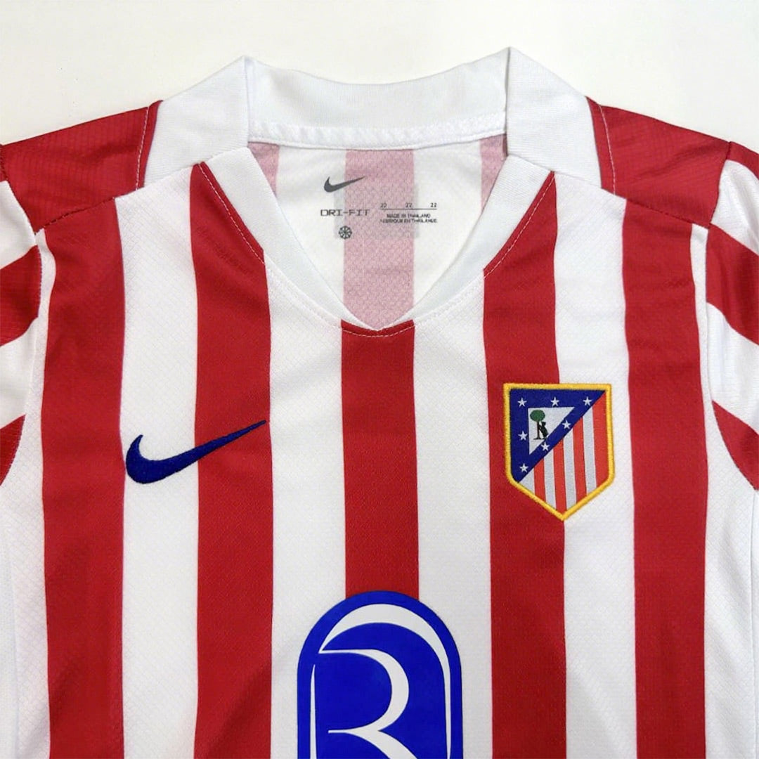Miniconjunto Atlético de Madrid 2025/26 Primera Equipación Niño (Camiseta + Pantalón Corto)