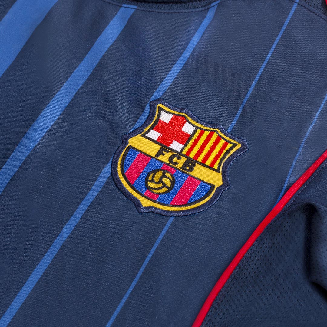 Camiseta Retro 2004/05 RONALDINHO #10 Barcelona Segunda Equipación