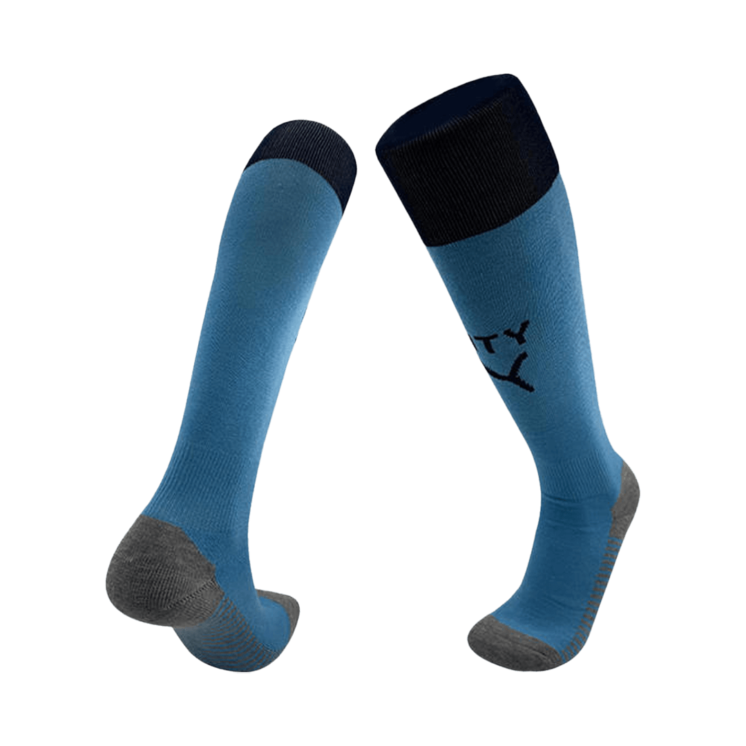 Manchester City Primera Equipación Soccer Calcetines Infantiles 2024/25 Kids