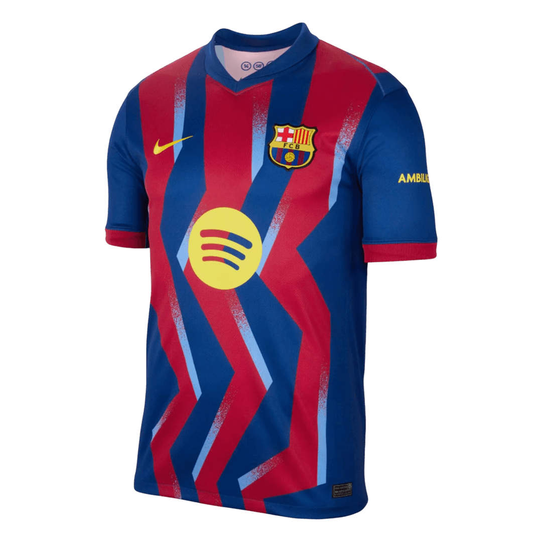 Camiseta RAPHINHA #11 Barcelona 2025/26 Cuarta Equipación - Versión Hincha