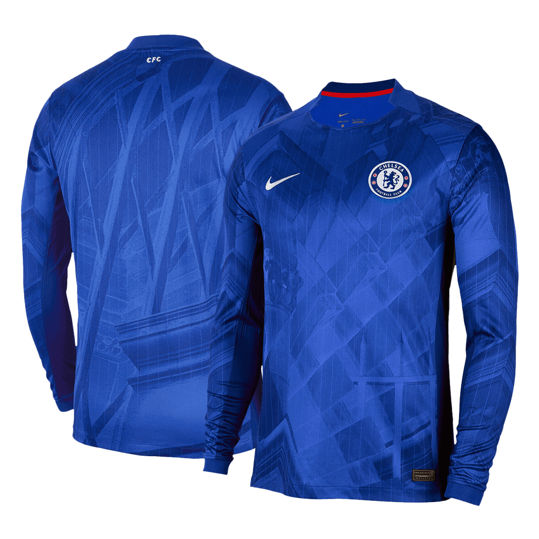 Camiseta Manga Larga Chelsea Primera Equipación 2025/26-Versión Hincha