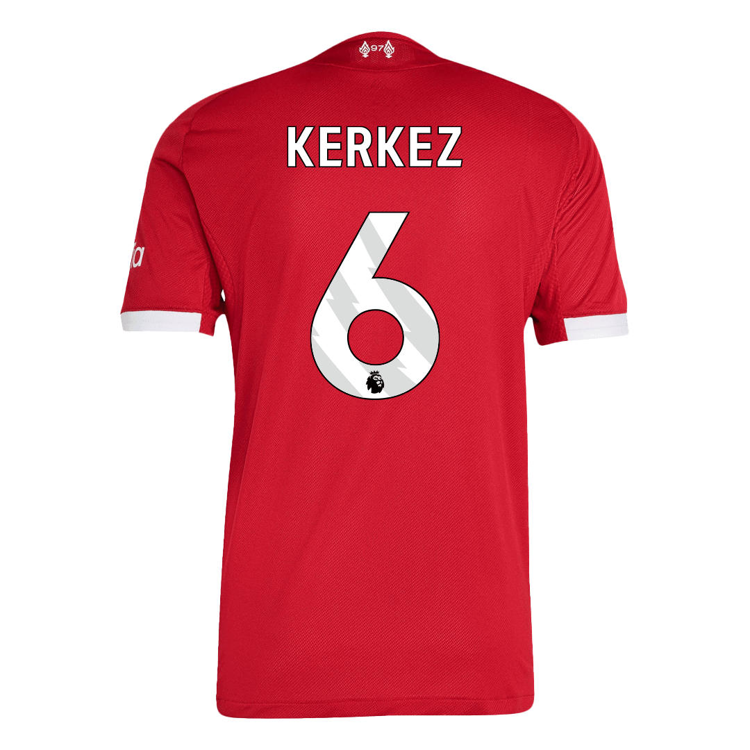 Camiseta Auténtica KERKEZ #6 Liverpool 2025/26 Primera Equipación-Versión Jugador
