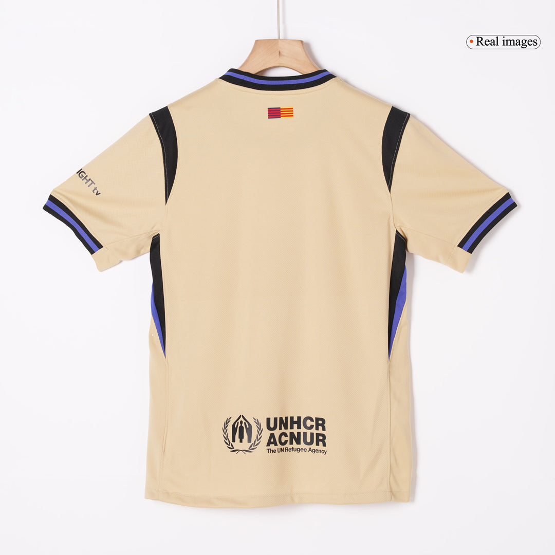 Camiseta LAMINE YAMAL #10 Barcelona 2025/26 Segunda Equipación-Versión Hincha