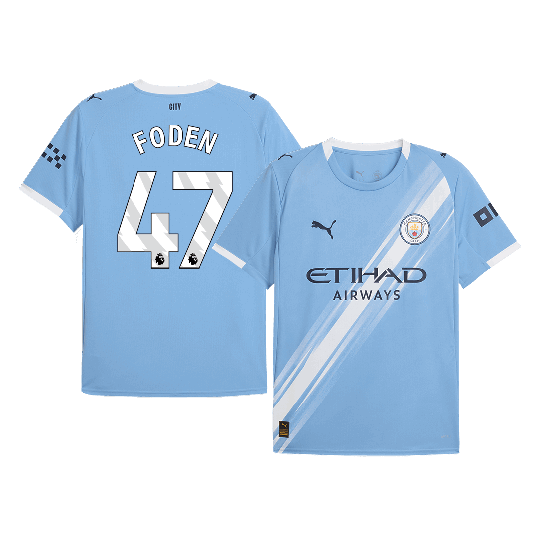 Camiseta FODEN #47 Manchester City 2025/26 Primera Equipación-Versión Hincha