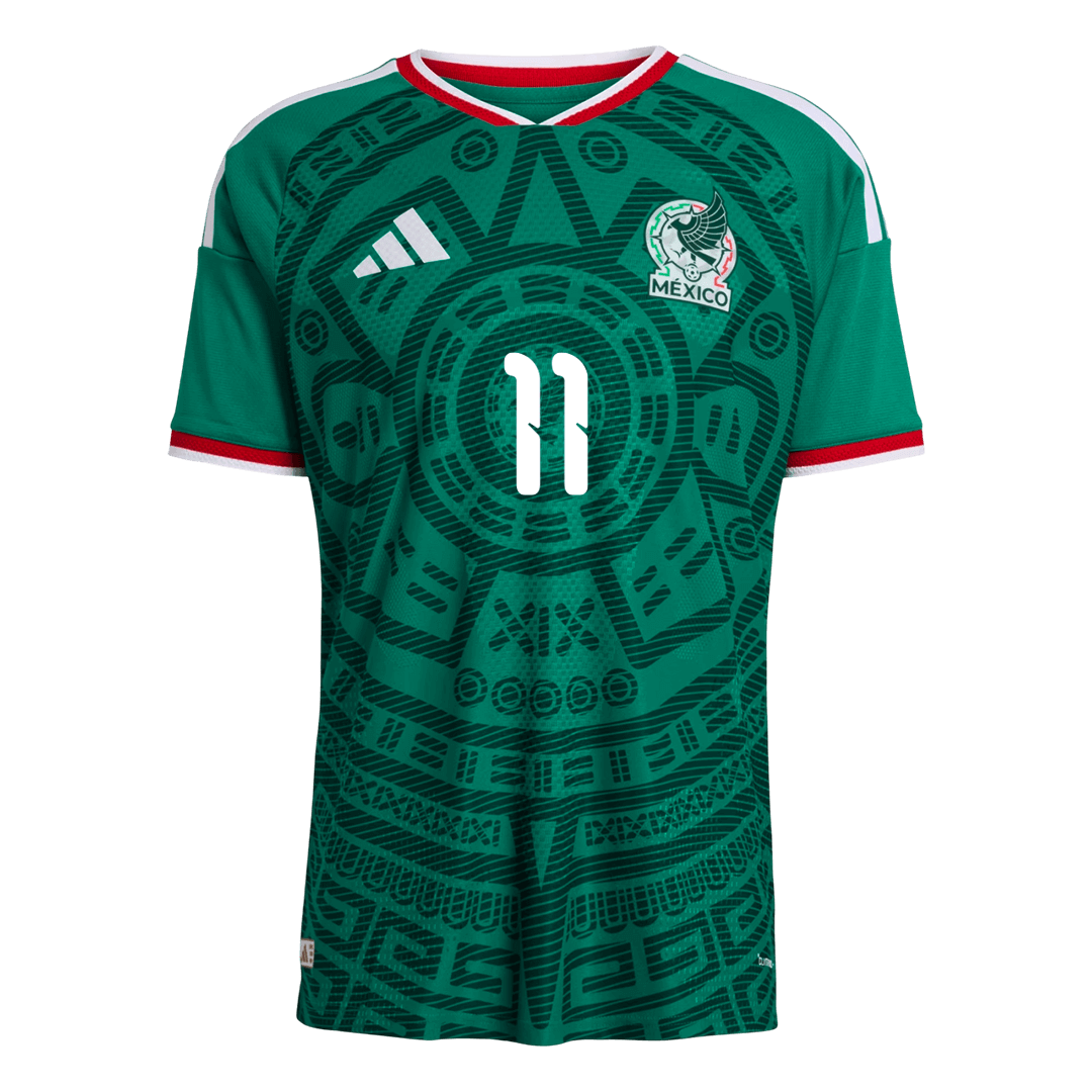 Camiseta Auténtica S.GIMENEZ #11 Mexico 2026 Primera Equipación Copa del Mundo -Versión Jugador