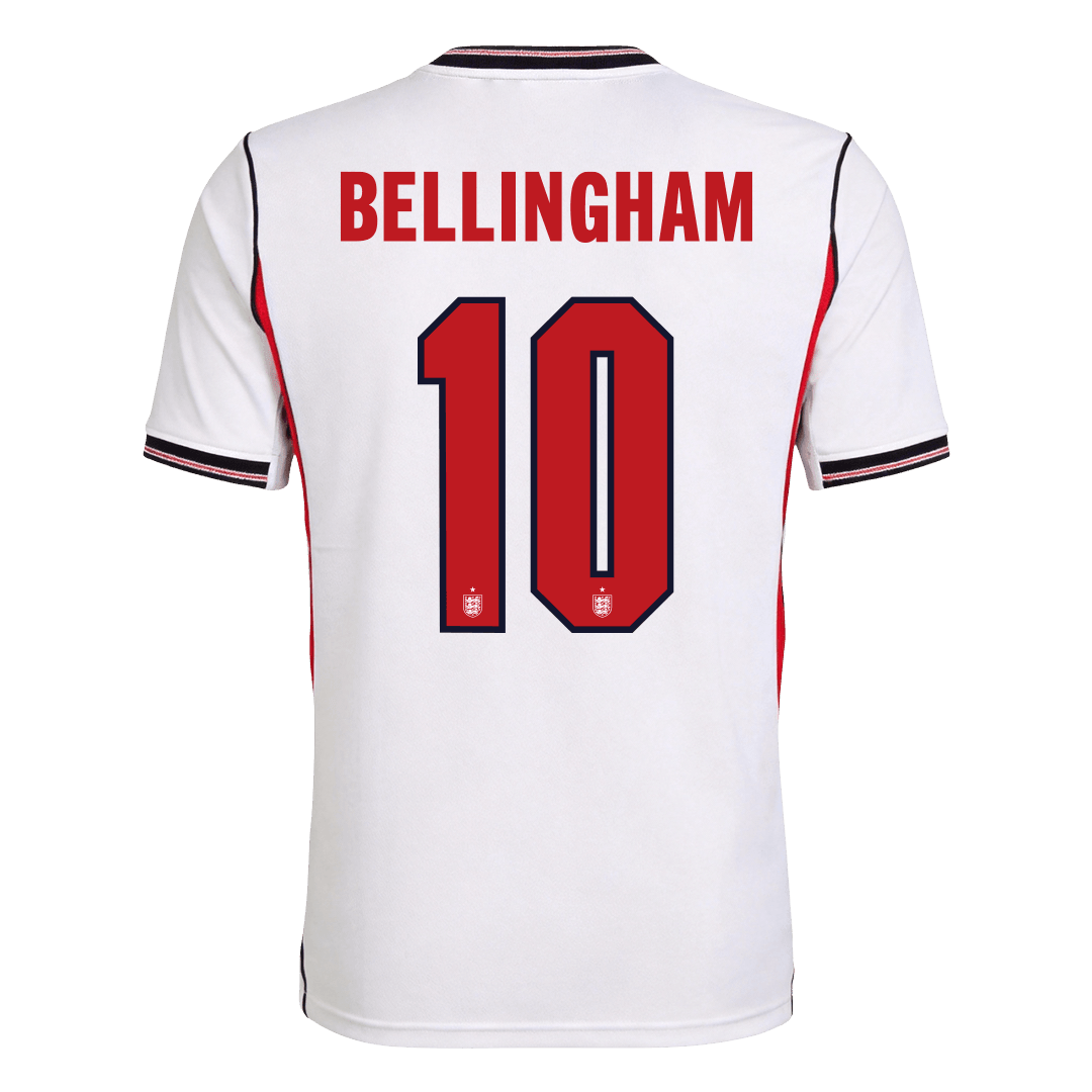 Camiseta BELLINGHAM #10 England 2026 Primera Equipación Copa del Mundo - Versión Hincha
