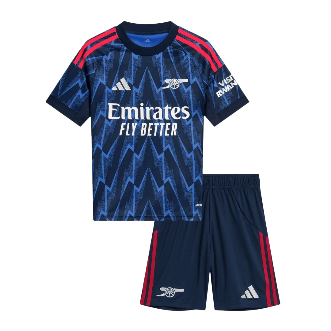 Miniconjunto Arsenal 2025/26 Segunda Equipación Niño