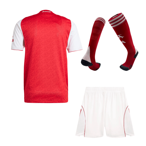 Conjunto Completo Auténtico Arsenal 2025/26 Primera Equipación-Camisetas Pasion Shop