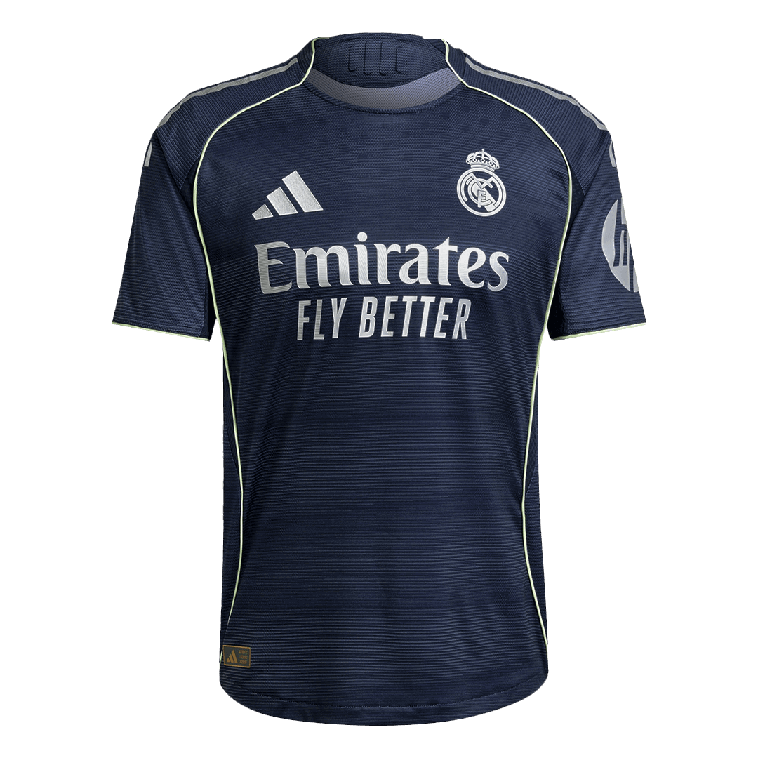 Camiseta Auténtica MBAPPÉ #10 Real Madrid 2025/26 Segunda Equipación-Versión Jugador