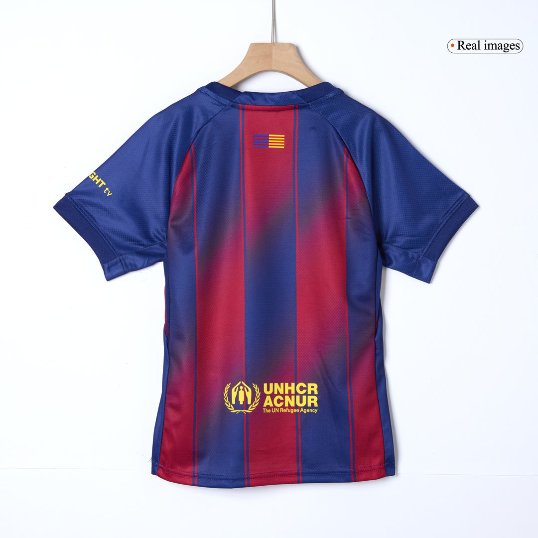 Miniconjunto Completo Barcelona 2025/26 Primera Equipación Niño