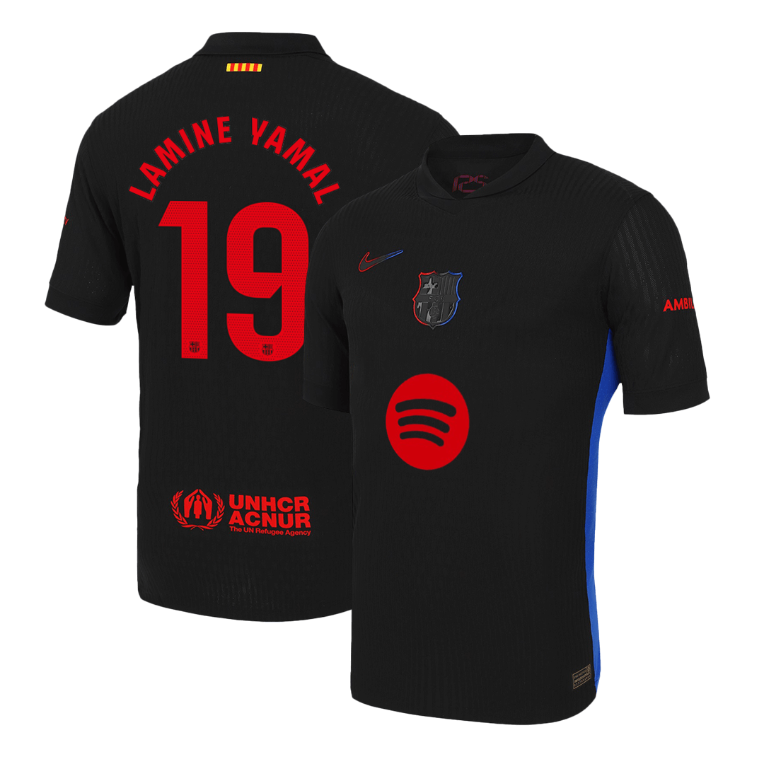 Camiseta LAMINE YAMAL #19 Barcelona 2024/25 Segunda Equipación - Versión Jugador