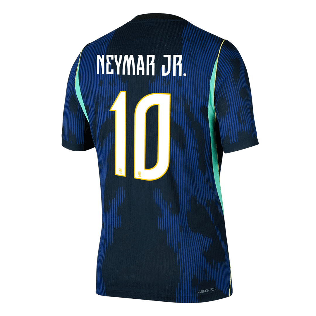 Camiseta Auténtica NEYMAR JR. #10 Brazil 2026 Segunda Equipación Copa del Mundo -Versión Jugador