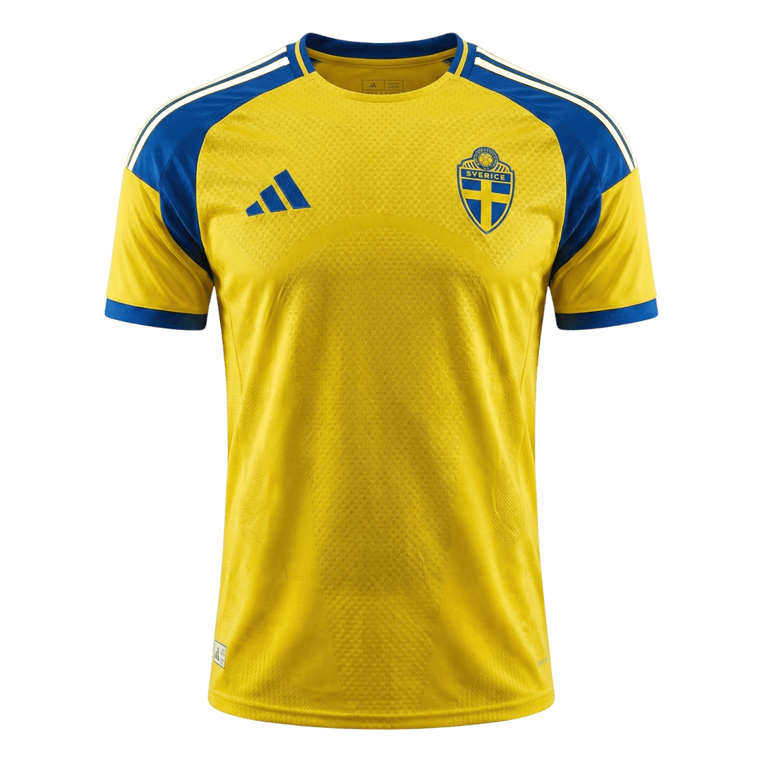 Camiseta Auténtica Sweden 2026 Primera Equipación Copa del Mundo -Versión Jugador