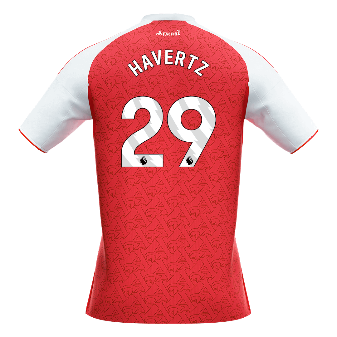 Calidad Premium Camiseta HAVERTZ #29 Arsenal 2025/26 Primera Equipación -Versión Hincha