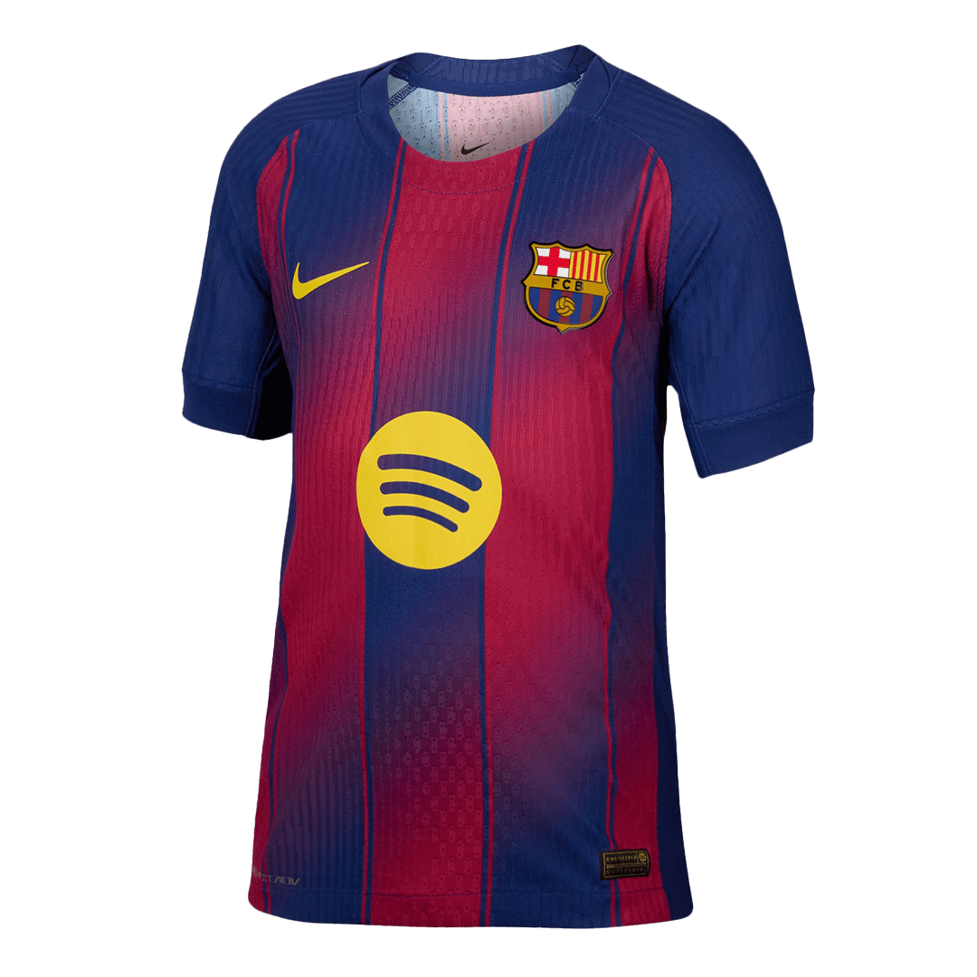 Camiseta Auténtica LAMINE YAMAL #10 Barcelona 2025/26 Primera Equipación -Versión Jugador