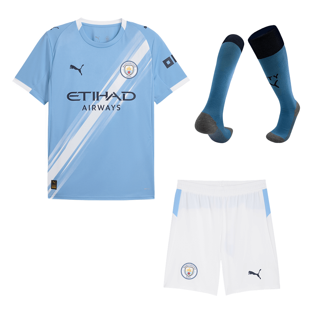 Calidad Premium Conjunto Completo Manchester City 2025/26 Primera Equipación