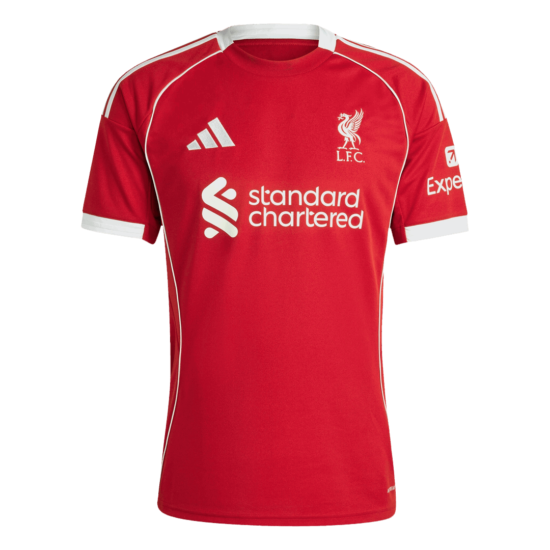 Camiseta VIRGIL #4 Liverpool 2025/26 Primera Equipación-Versión Hincha