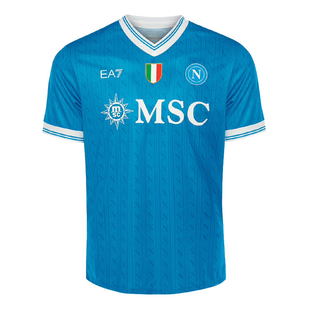 Camiseta LUKAKU #9 Napoli 2025/26 Primera Equipación-Versión Hincha