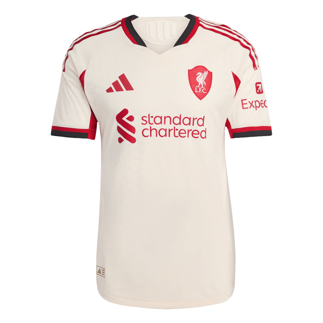 Camiseta Auténtica Liverpool 2025/26 Segunda Equipación-Versión Jugador