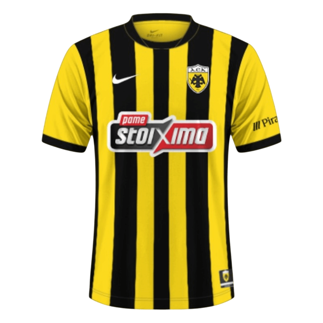 Camiseta AEK Athens 2025/26 Primera Equipación - Versión Hincha