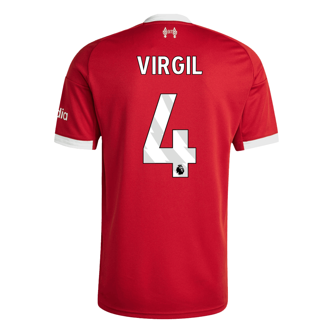 Camiseta VIRGIL #4 Liverpool 2025/26 Primera Equipación-Versión Hincha