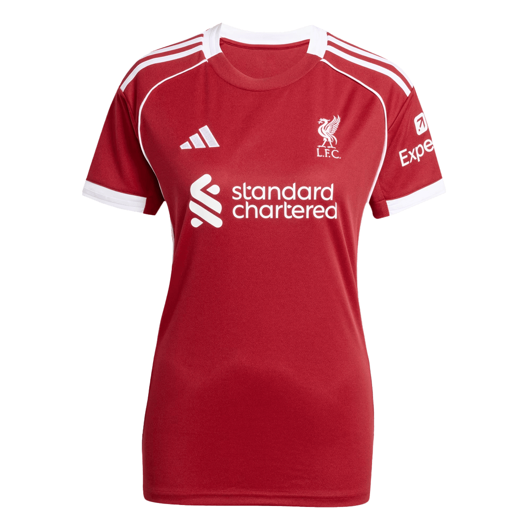 Camiseta Liverpool 2025/26 Primera Equipación Local Mujer - Versión Hincha