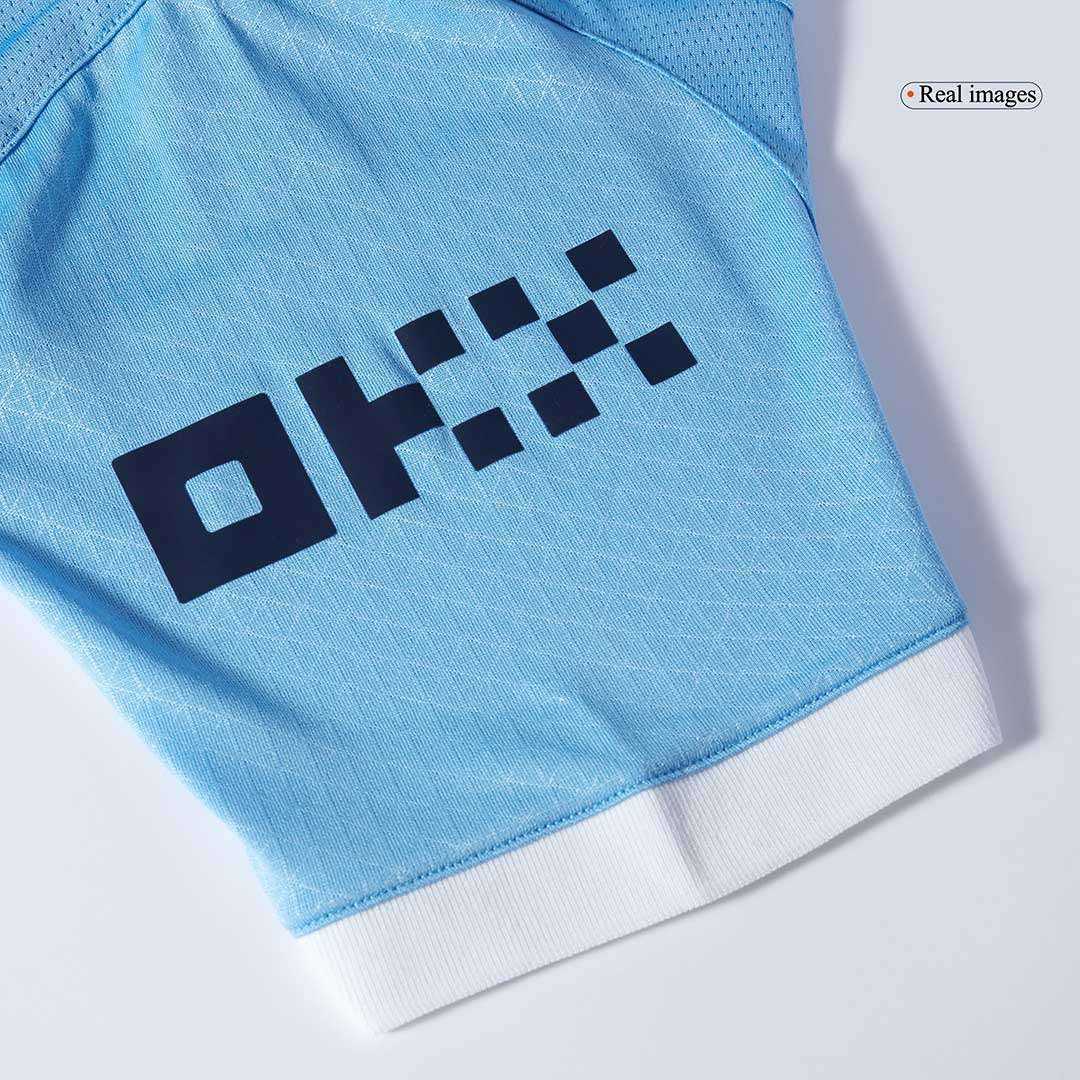 Camiseta Auténtica HAALAND #9 Manchester City 2025/26 Primera Equipación-Versión Jugador