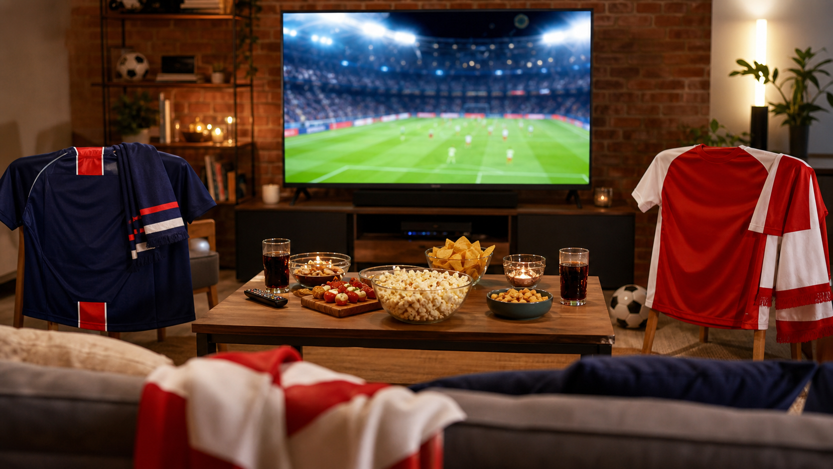 Cómo organizar una noche de final PSG vs Arsenal en casa