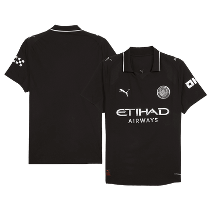 Camiseta Auténtica Manchester City 2025/26 Segunda Equipación-Versión Jugador
