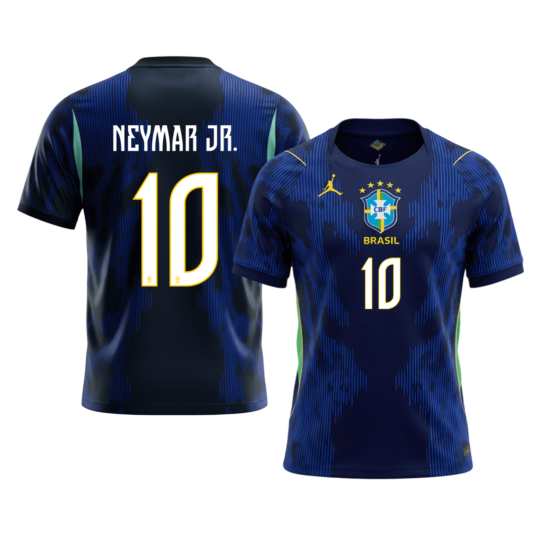 Camiseta NEYMAR JR. #10 Brazil 2026 Segunda Equipación Copa del Mundo - Versión Hincha