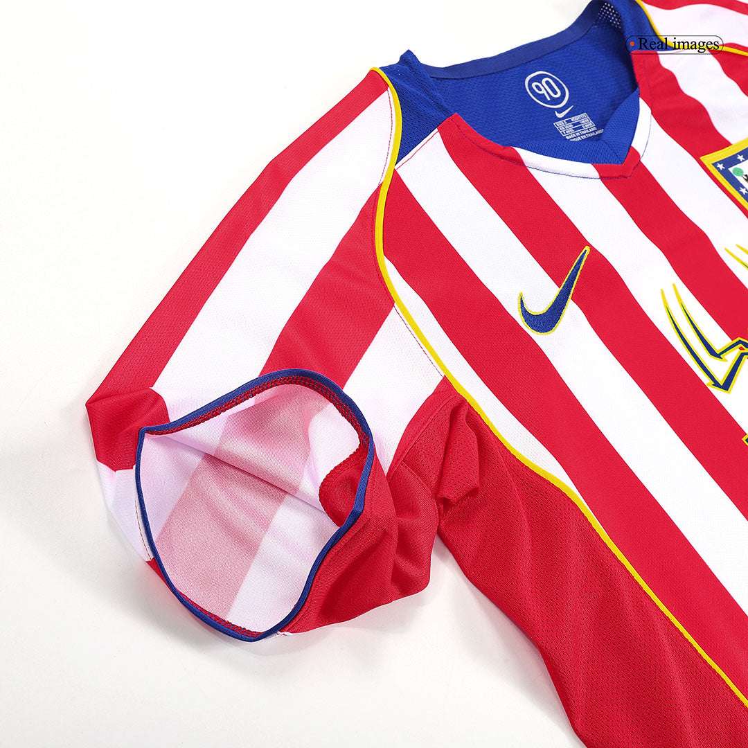 Camiseta Retro 2004/05 Atlético de Madrid Primera Equipación