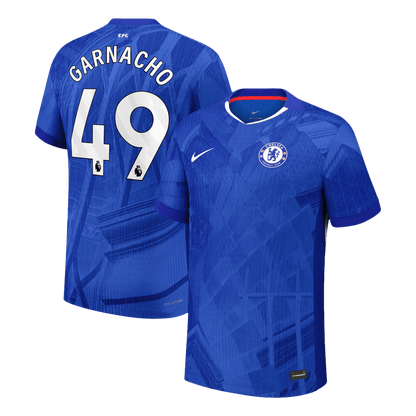 Camiseta Auténtica GARNACHO #49 Chelsea 2025/26 Primera Equipación -Versión Jugador