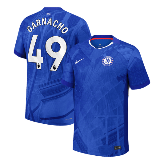 Camiseta Auténtica GARNACHO #49 Chelsea 2025/26 Primera Equipación -Versión Jugador