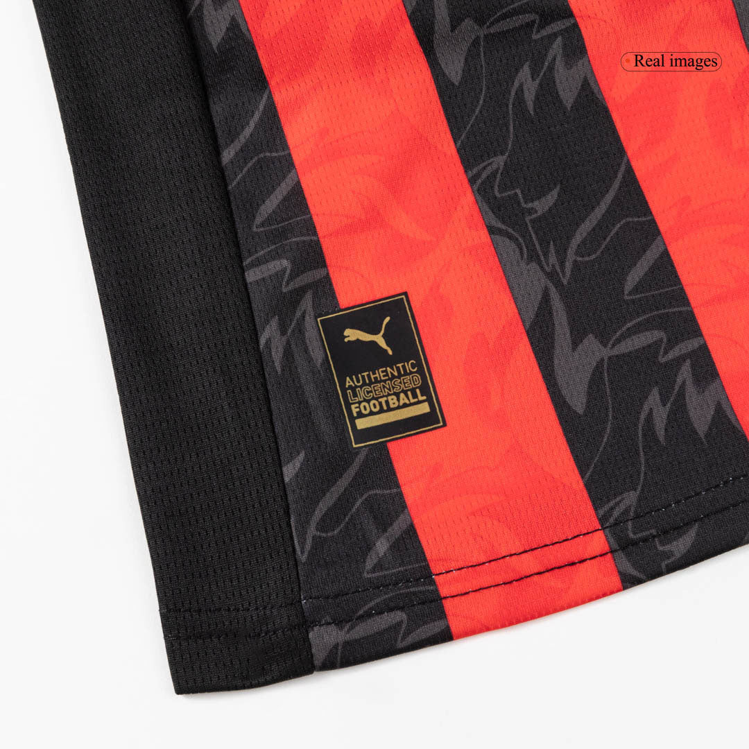 Conjunto Infantil Completo AC Milan 2025/26 Primera Equipación Kids-Camisetas Pasion Shop