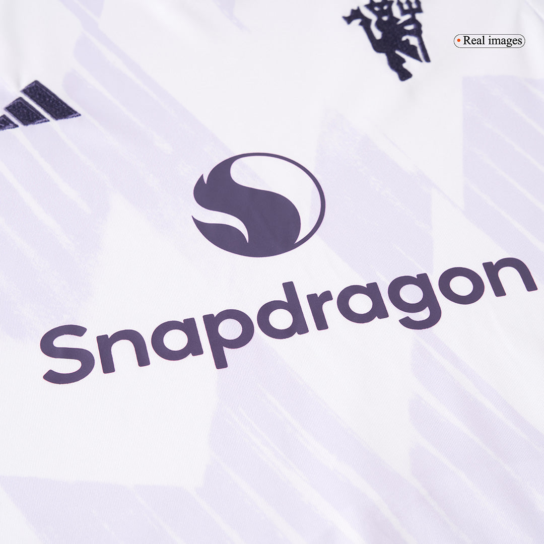 Conjunto Infantil Completo Manchester United 2025/26 Segunda Equipación Kids-Camisetas Pasion Shop