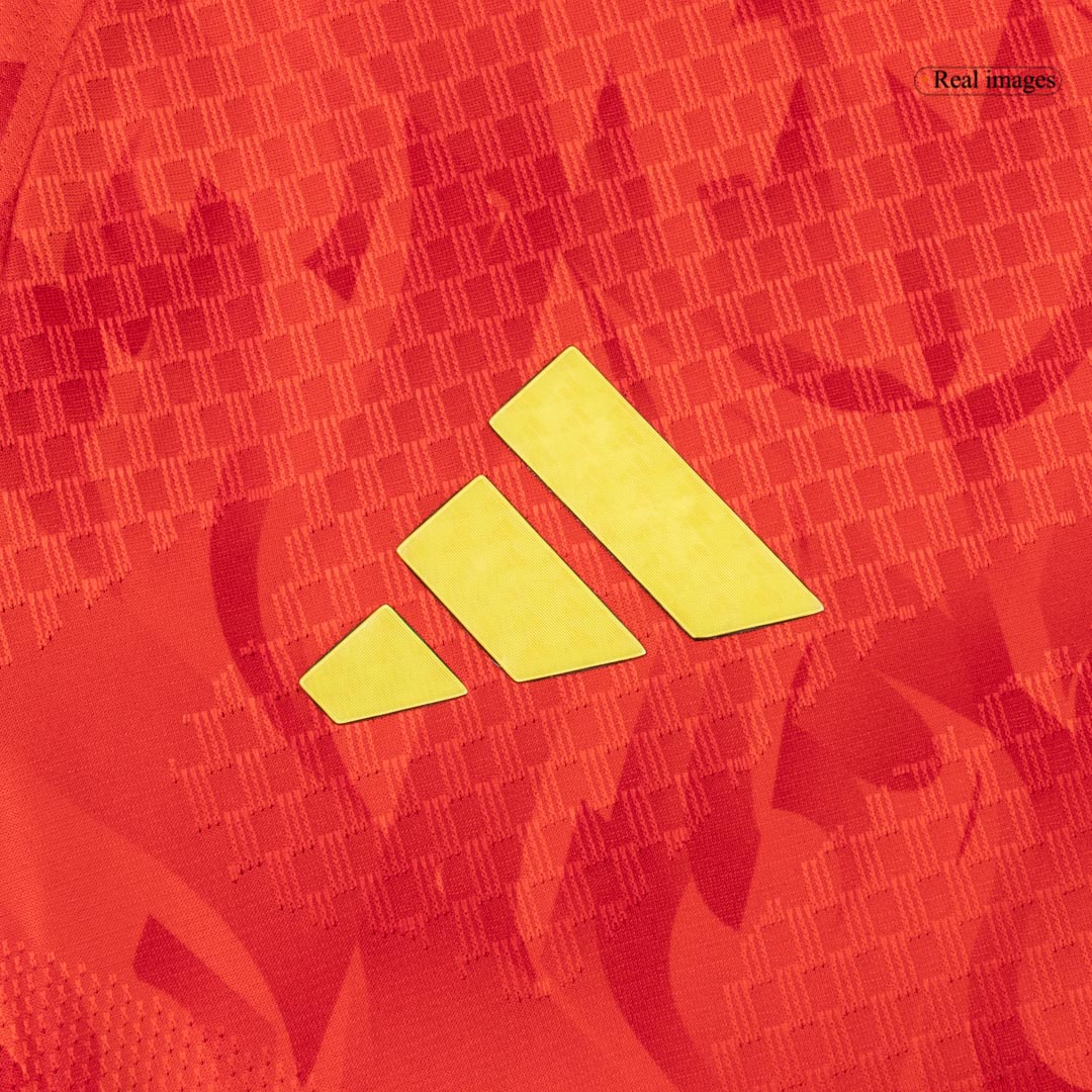 Camiseta Auténtica DE BRUYNE #7 Belgium 2026 Primera Equipación Copa del Mundo -Versión Jugador