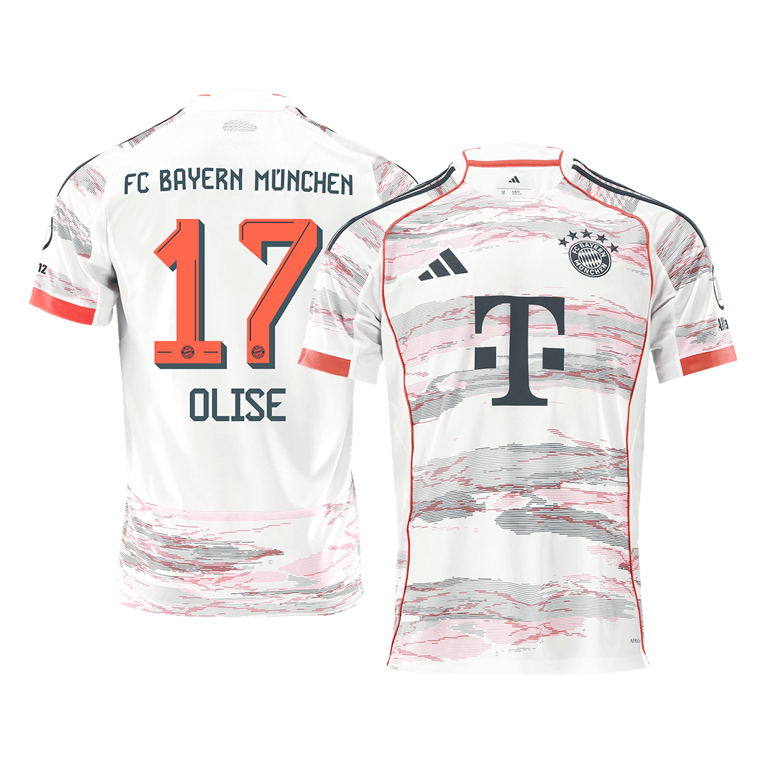Camiseta OLISE #17 Bayern Munich 2025/26 Segunda Equipación - Versión Hincha