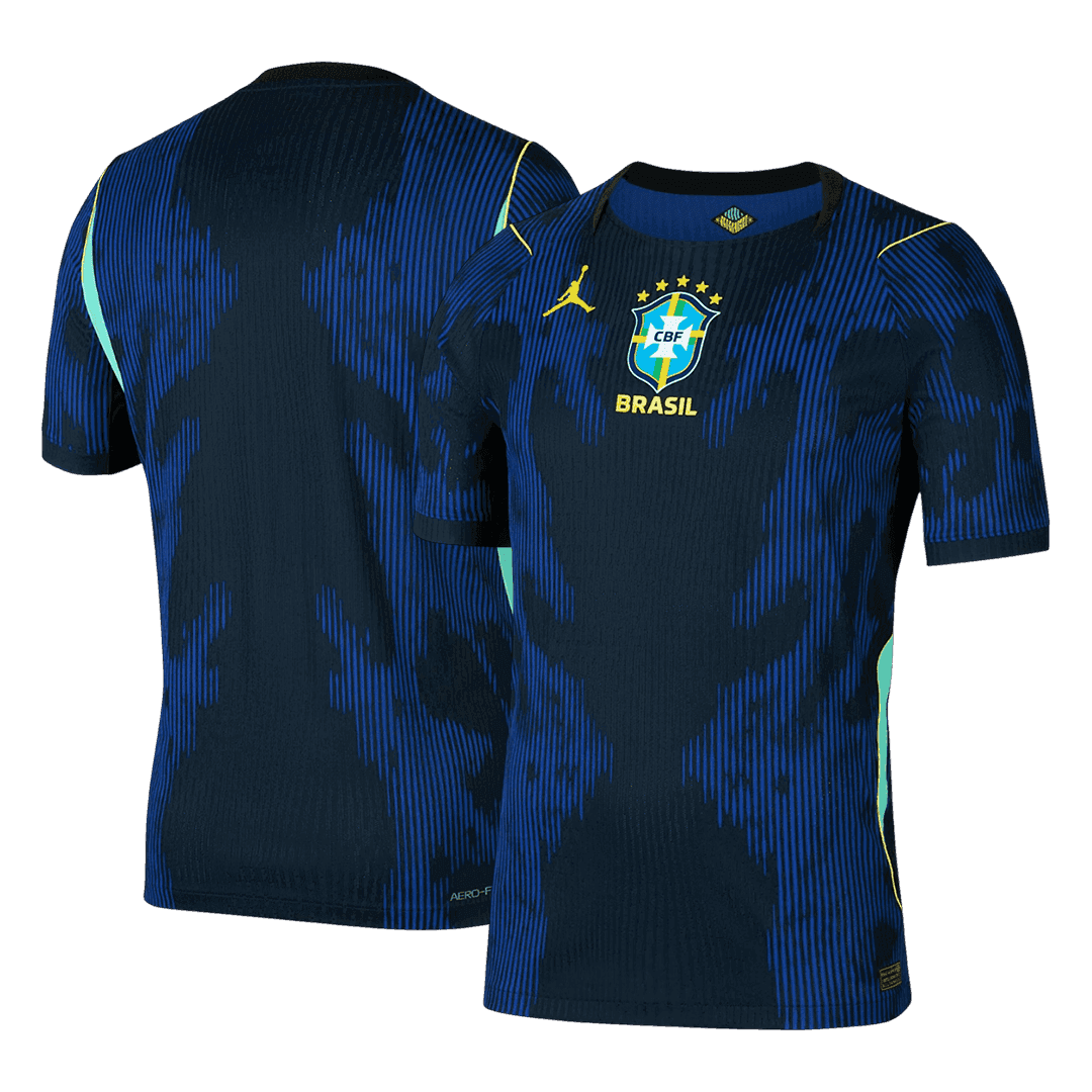 Camiseta Auténtica Brazil 2026 Segunda Equipación Copa del Mundo -Versión Jugador