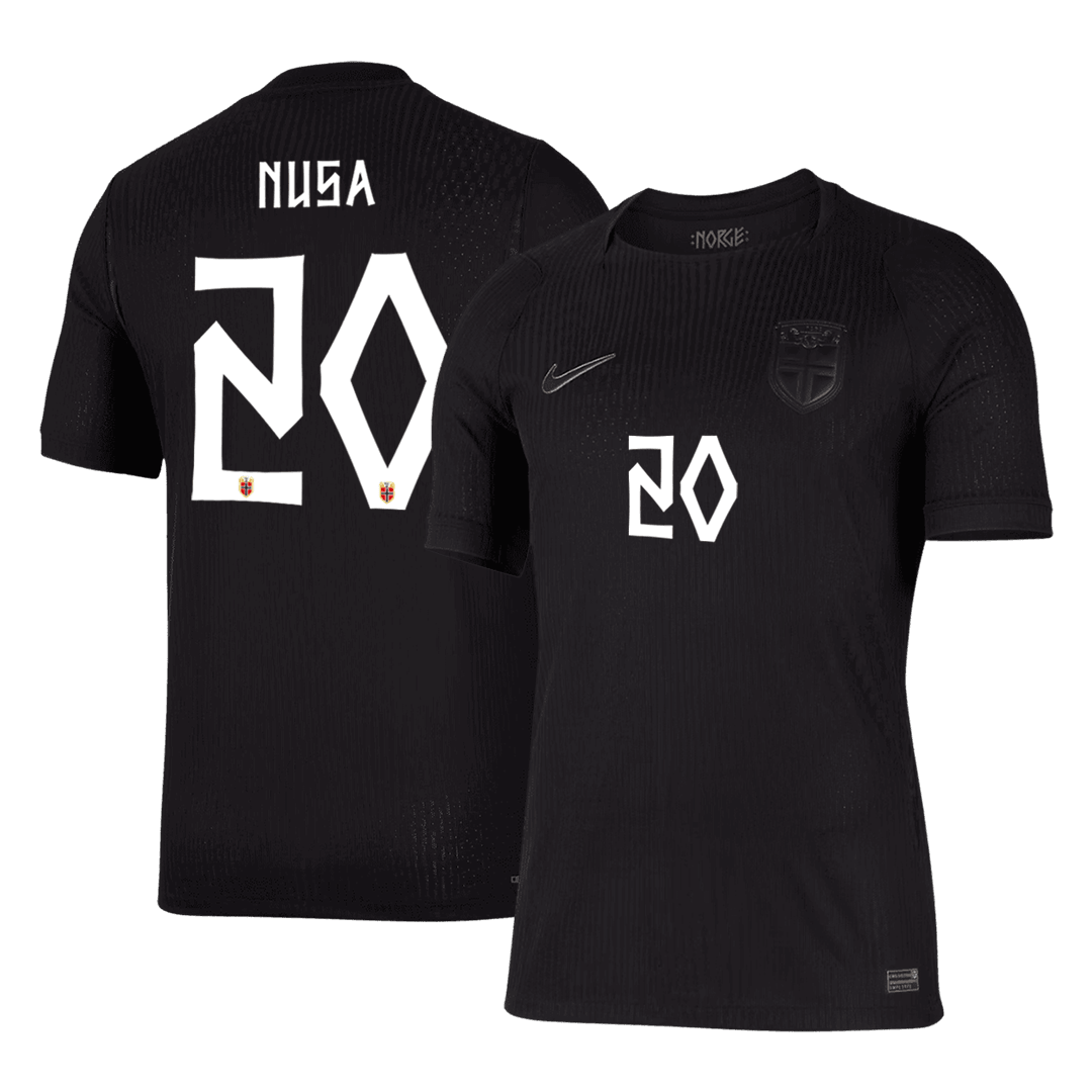 Camiseta Auténtica NUSA #20 Norway 2026 Segunda Equipación Copa del Mundo -Versión Jugador
