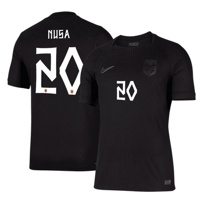 Camiseta Auténtica NUSA #20 Norway 2026 Segunda Equipación Copa del Mundo -Versión Jugador