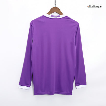 Retro 2016/17 Real Madrid Segunda Equipación Manga Larga