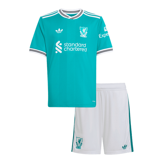 Conjunto Infantil Liverpool 2025/26 Tercera Equipación