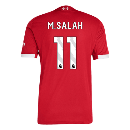 Camiseta Auténtica M.SALAH #11 Liverpool 2025/26 Primera Equipación-Versión Jugador