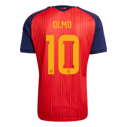 Calidad Premium Camiseta OLMO #10 Spain 2026 Primera Equipación Copa del Mundo -Versión Hincha