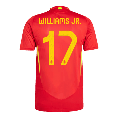 Camiseta Auténtica WILLIAMS JR. #17 Spain 2024 Primera Equipación -Versión Jugador