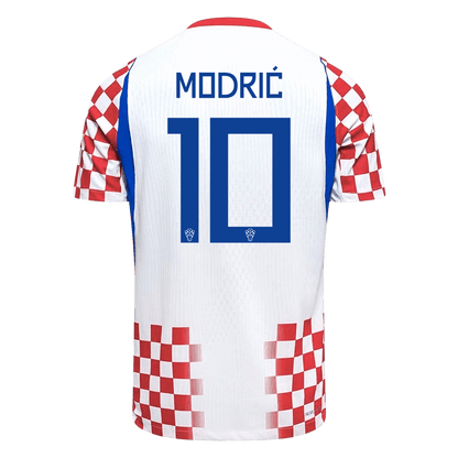 Camiseta Auténtica MODRIĆ #10 Croatia 2026 Primera Equipación Copa del Mundo -Versión Jugador